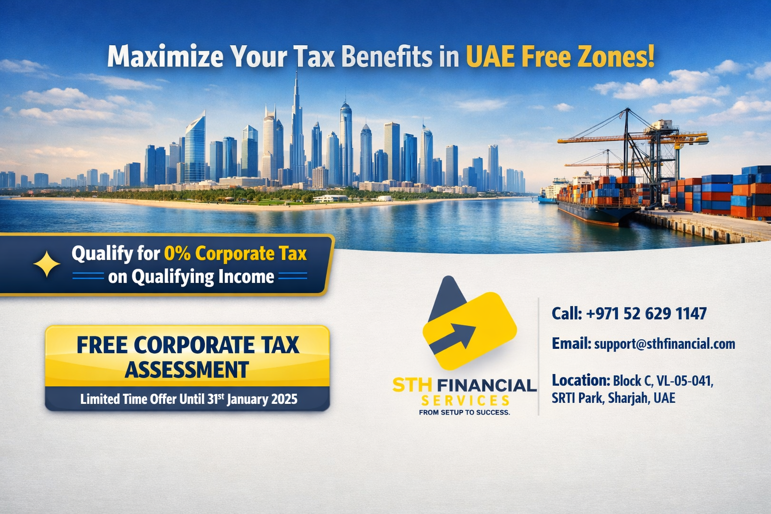 UAE corporate tax rates comparison chart