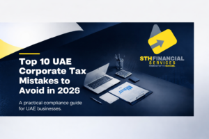 Top 10 UAE corporate tax mistakes to avoid in 2026 – business compliance checklist and FTA filing concept